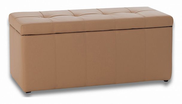 Банкетка-сундук Лонг бежевая - Вид 1