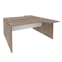 Onix Рабочая станция O.D.SA-1 Тиквуд темный/Белый бриллиант 1580*1995*750 (1475/460) - Фото предпросмотра