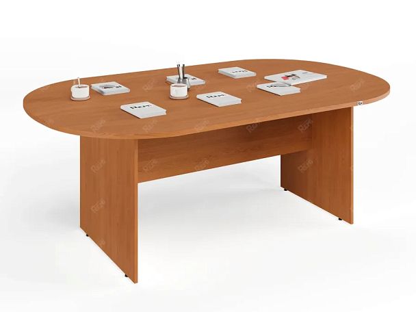 UNITY PКС-12/20 ВИШНЯ Конференц стол овальный Универсальный 2000х1200х750 - Вид 3
