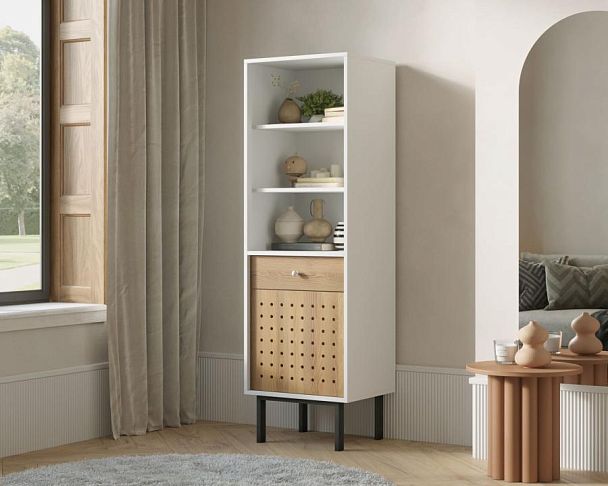 Стеллаж с ящиком и дверкой KOTO арт KT23 - Вид 3