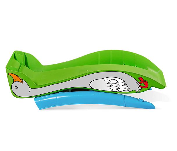 Игровая горка Sheffilton KIDS Гусь зеленый/голубой - Вид 3