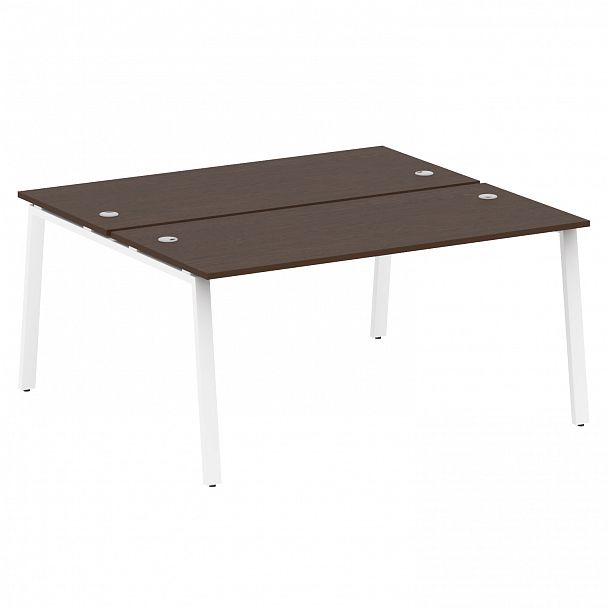 Рабочая станция "Metal System" БА.РАС-СП-2.4 венге/белый - Вид 1