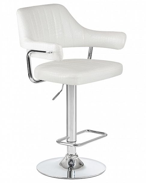 Стул барный DOBRIN CHARLY (белый крокодил) - Вид 2