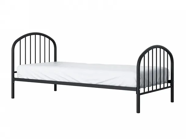 Кровать односпальная "Эвора-1" черный - Вид 3