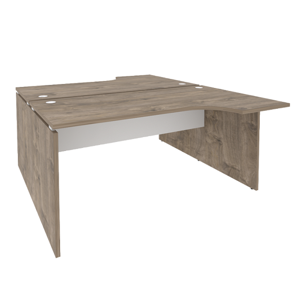 Onix Рабочая станция O.D.SA-1 Тиквуд темный/Белый бриллиант 1580*1995*750 (1475/460) - Вид 1