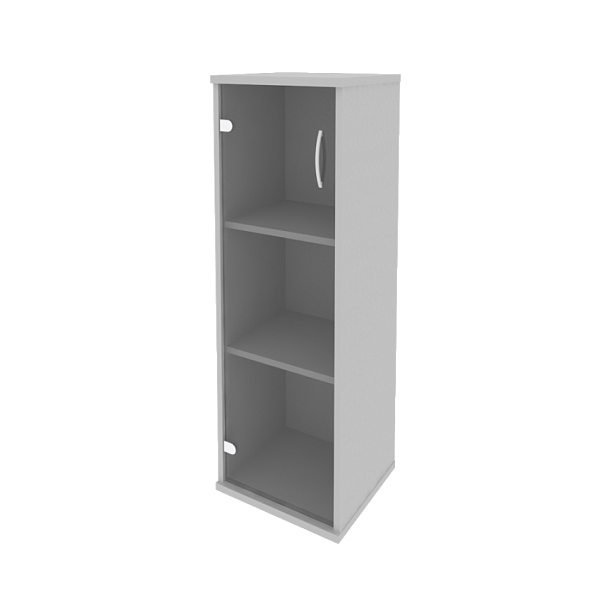 Riva Шкаф средний узкий левый А.СУ-2.4 (L) Серый 404*365*1215 - Вид 1
