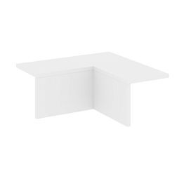 Onix Накладка угловая низкая внутренняя левая O.R-NU.N.VNU (L) Белый бриллиант 759*759*297 - Фото предпросмотра