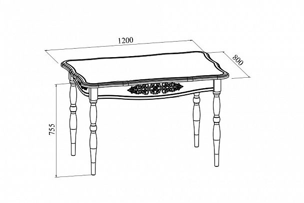 Стол обеденный Ассоль плюс АС-31 - Вид 2