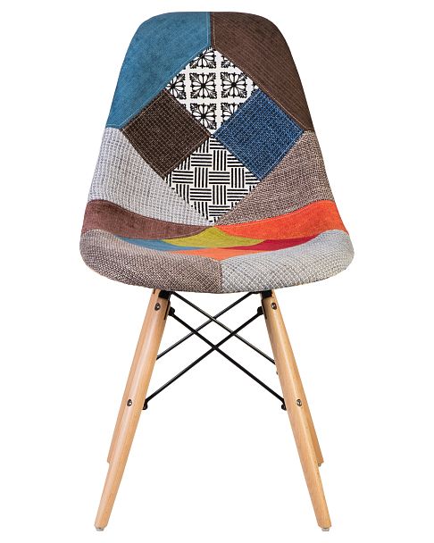 Стул обеденный LMZL-PP623 (ножки светлый бук, цвет сиденья мозаика) - Вид 6