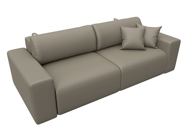 Диван прямой Лига-036 НПБ Классик Экокожа бежевый - Вид 5