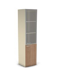 Пенал комби, прозрачное стекло Аккорд 49Н031.100.1/49Н031.101.1 - Фото предпросмотра