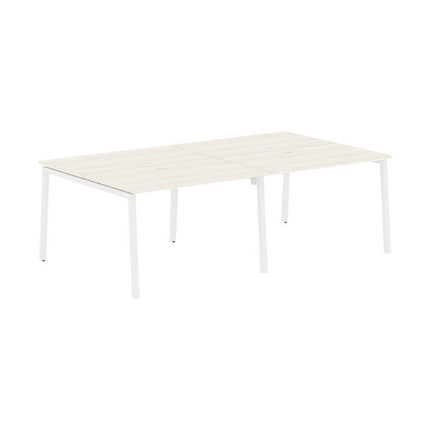 Стол 4-х местный ELWST 2313 Ясень Траун/Белый 2326х1346х750 EDIS - Вид 1