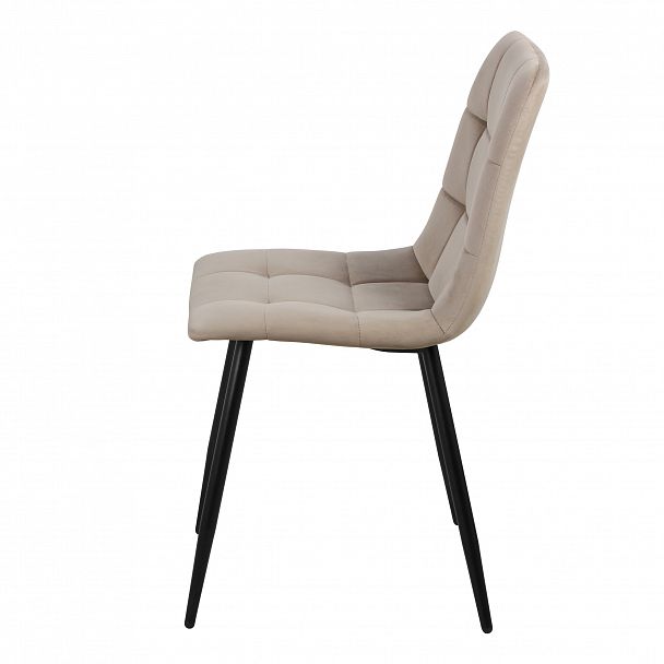 Стул "Чили-РФ" РФ-210 черные ножки, цвет бежевый велюр - Вид 6