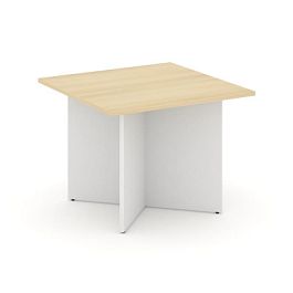 Стайл Проджект Стол переговорный квадрат. SN-D.SPRG-003 Акация Лорка/Белый 980*980*750 - Фото предпросмотра