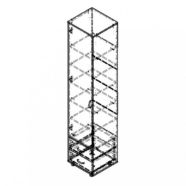 Шкаф-пенал "Дельта-8" - Вид 4