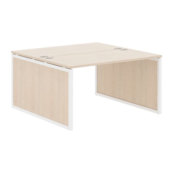 Стол 2-х местный XQPWST 1414 Бук Тиара/Белый 1400х1406х750 XTEN-QP - Вид 1