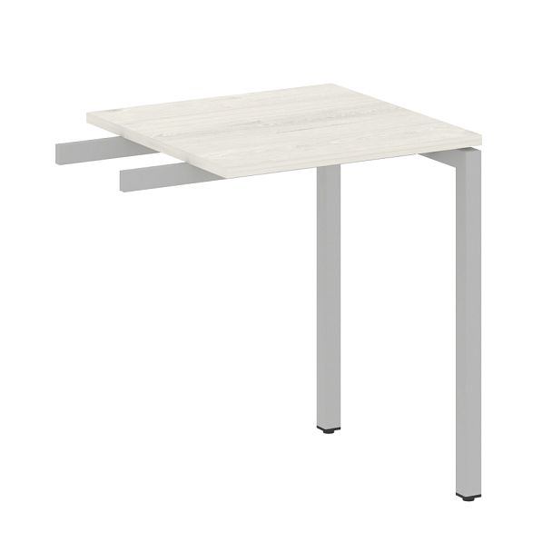 Metal System Quattro Приставной элемент на П-образном м/к 40БП.ПР-1 Дуб наварра/Серый металл 600*600*750 - Вид 1