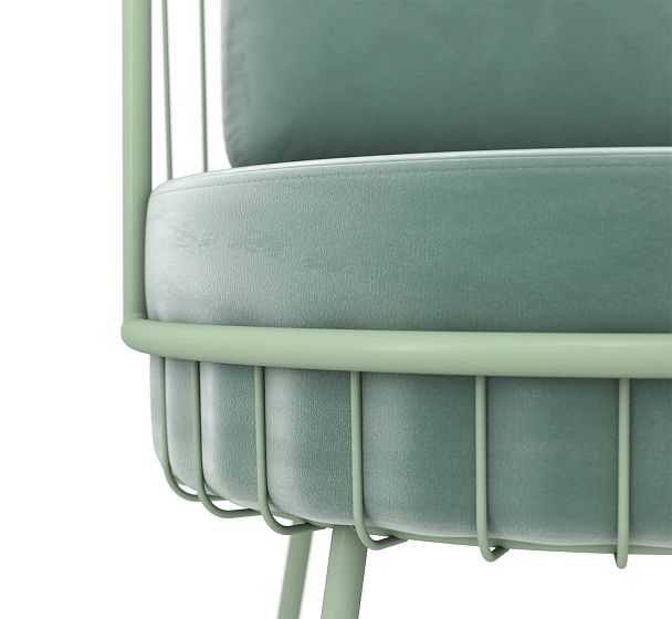 Кресло Sheffilton SHT-AMS123 нежная мята/мятный - Вид 5