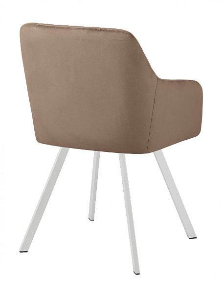 Кресло поворотное Барли, Confetti latte/белый - Вид 5