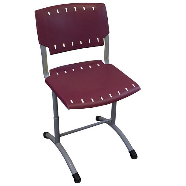 Школьный стул Sigma (каркас гнутые ножки), бордовый, гр.4-7 - Вид 1