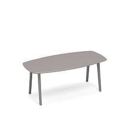 Стол для переговоров овальный METAL Time metal ТМ М1 147 мокко премиум - Фото предпросмотра