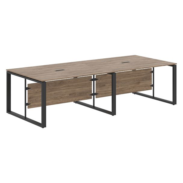 Стол для заседаний ECT 2812 Кария Пальмира/Антрацит 2800х1200х750 ENIO - Вид 1