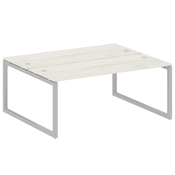 Metal System Quattro Р. ст. на О-образном м/к 50БО.РАС-СП-2.5 Дуб наварра/Серый металл 1800*1475*750 - Вид 1