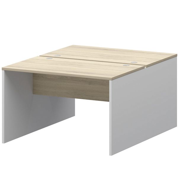 Бенч двойной СМСР25-2.12.73 Белый/Кронберг 1200x1496x750 Смарт - Вид 1