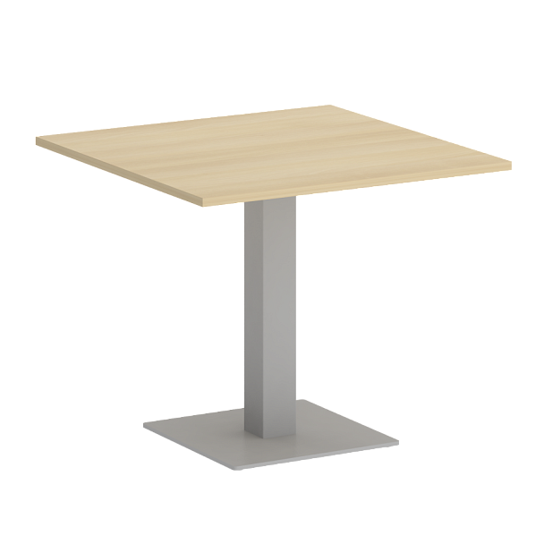 Home Office Стол квадратный VR.SP-5-90.2 Акация/Серый металл 900*900*750 - Вид 1