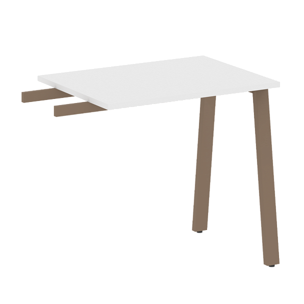 Metal System Приставной элемент на А-образном м/к БА.ПР-2 Белый/Мокко металл 800*600*750 - Вид 1