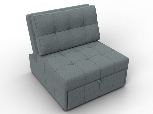Кресло-кровать Лига-107 (80) Рогожка серый - Вид 6
