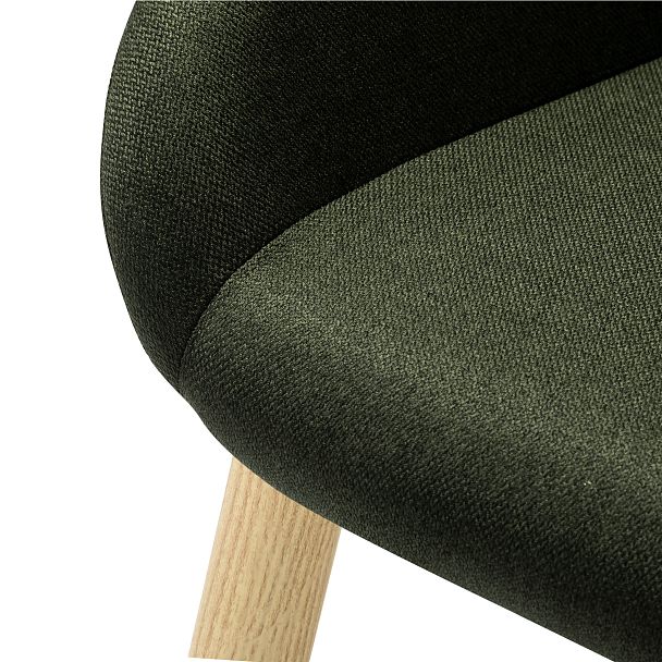 Кресло Kent тёмно-зеленый/нат.дуб - Вид 6