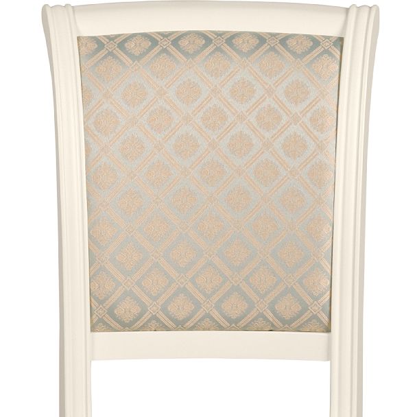 Комплект деревянных стульев с мягким сиденьем Арктос Слоновая кость/Бирюзовый жаккард, 3 шт. - Вид 7