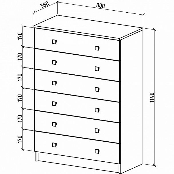 Комод Бостон-8 - Вид 2