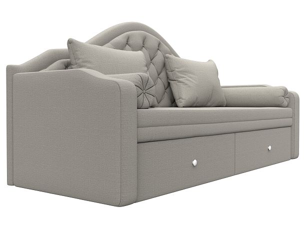 Диван детский прямой Сойер Рогожка бежевый - Вид 3