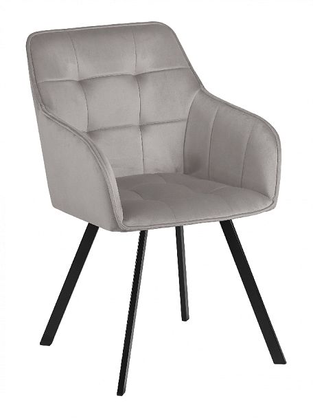 Комплект кресел поворотных Мони, Confetti silver/черный, 3 шт. - Вид 4