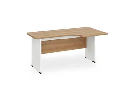 БЕРЛИН / BERLIN Угловое рабочее место правое 1600х950х740 Акация/Белый - Фото предпросмотра