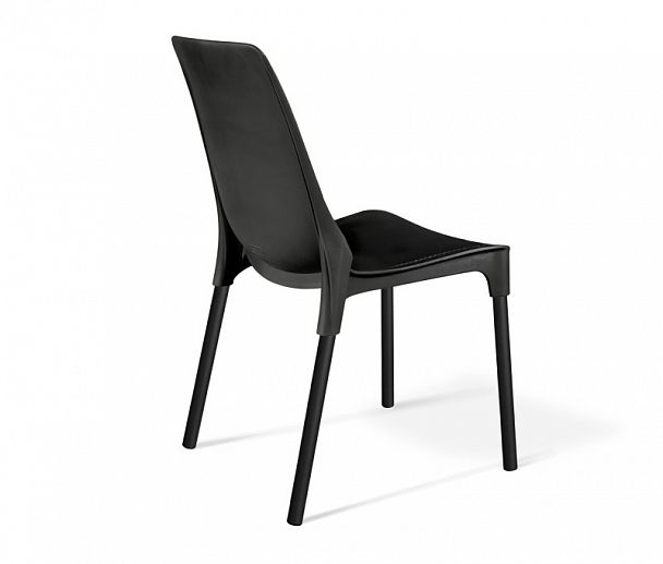 Стул Sheffilton SHT-S75 черный черный/черный муар, стопируемый - Вид 3