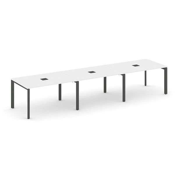 Style Project Next Стол переговорный SN-59P.SPRG-024 Белый/Металл Антрацит 4740*980*750 - Вид 1