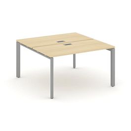 Стайл Проджект Некст / Style Project Next Рабочая станция двухсторонняя SN-59P.DRS-014 Акация Лорка/Металл Серый/Серебро Заглушка 1580*1432*750 - Фото предпросмотра