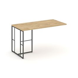 Rift Direct Брифинг-приставка RF.BR-004 Тиквуд Светлый/Металл Антрацит 1380*700*750 - Фото предпросмотра