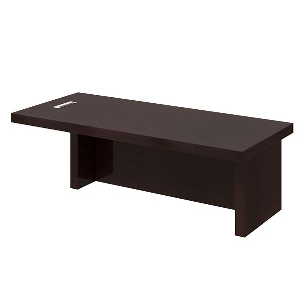 Стол руководителя левый 2400 мм "Столы руководителя"  ПК-СПК-СТ240Х105Л-В1-974 темный орех - Вид 1