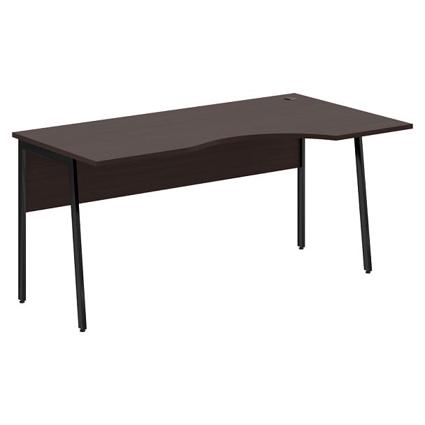 Стол прямой СА-1P(R) Венге Магия/Черный 1600х900х755 IMAGO PLUS - Вид 1