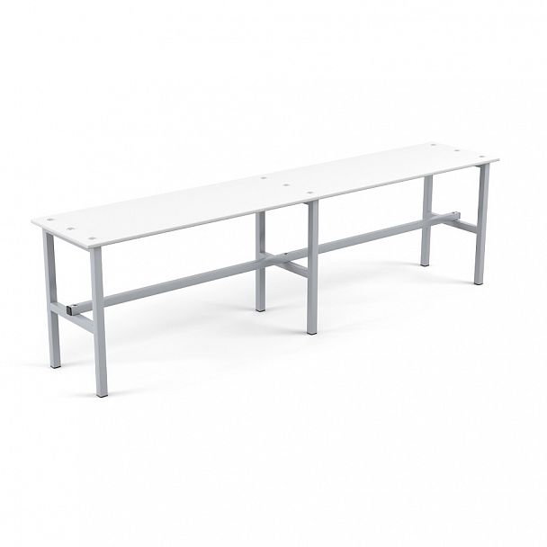 Скамейка с пластиковым сиденьем 2000 - Вид 1