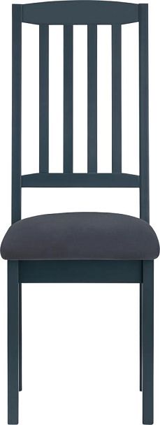 Стул деревянный с мягким сиденьем Стил Серый/Серый велюр - Вид 2