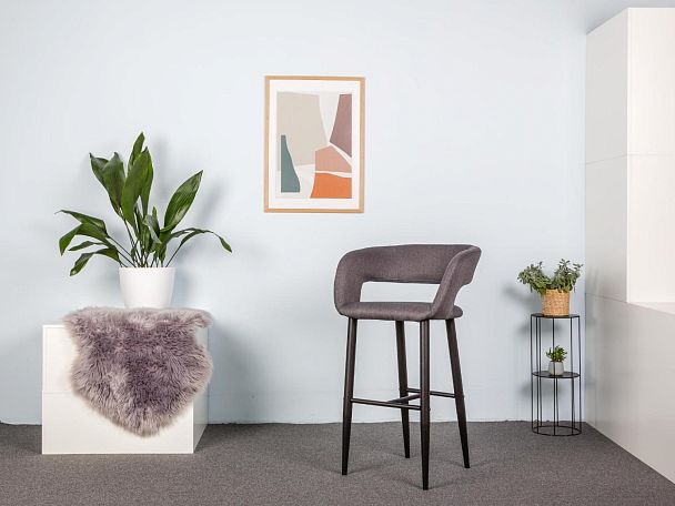 Кресло бар. Hugs Тм.Сер/Черный - Вид 7