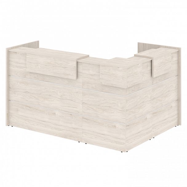 Ресепшн Г-образный "Onix" O.R-K-23 денвер светлый - Вид 2