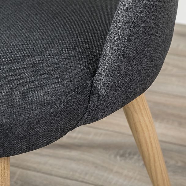 Стул Lars тёмно-серый/нат.дуб - Вид 14