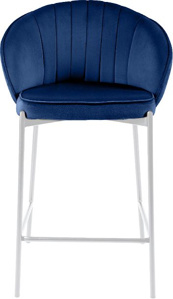 Комплект полубарных стульев Миэль синий/белый, 2 шт. - Вид 2