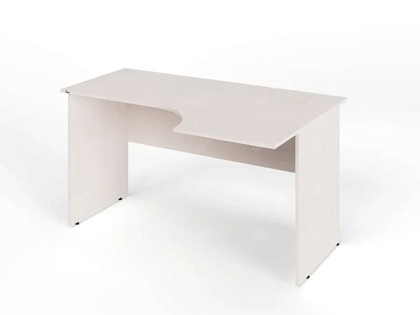 ЛАЙТ / LIGHT RLG004-14x9R Угловой стол 140x90x75 Дуб Молочный - Вид 1